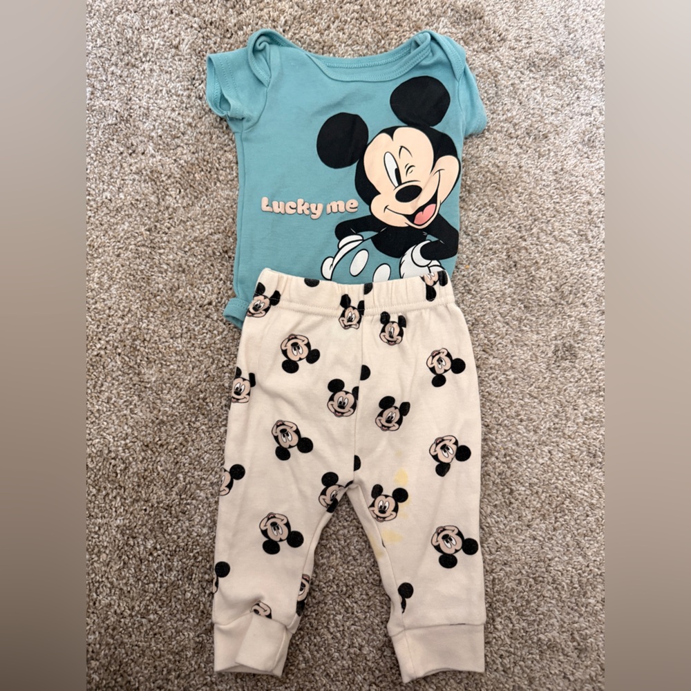 Disney Baby Green Onesie